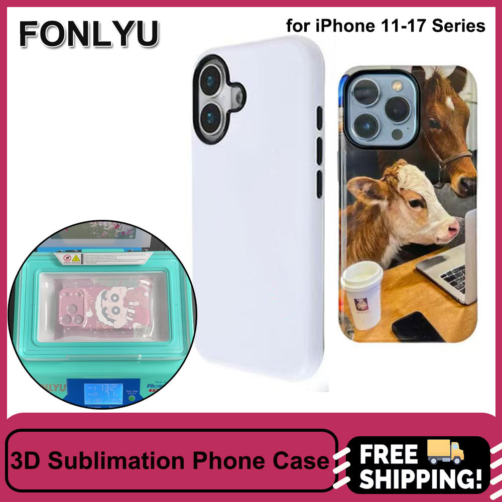 Phone Case Blank Print - 10個入り 2 in 1 3D昇華ブランクスマホケース iPhone