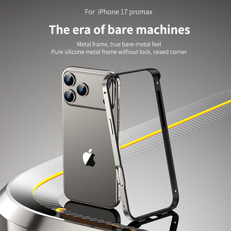 Metal Photo Panel - アルミニウムメタルフレームシリコン保護ケース iPhone 17 ProMax/17 Air/16/15/14 Plus/13/12