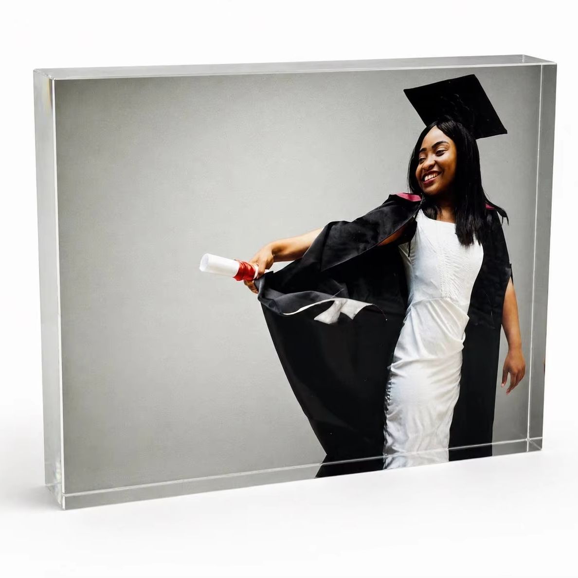 パーソナライズされた写真アクリルブロックプレート、カスタム写 - Photo Acrylic Block のレビューと価格