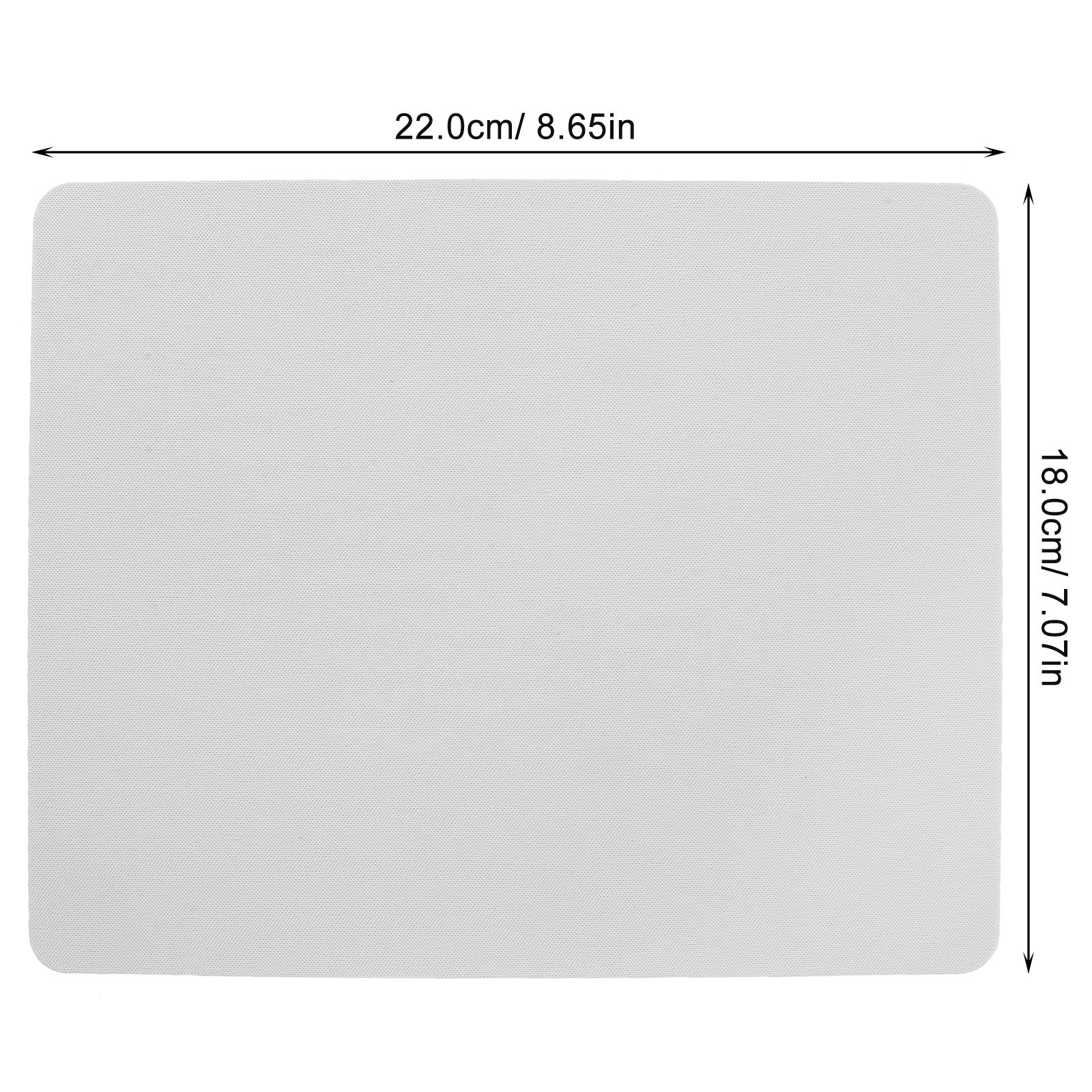 5枚セットの高級昇華プリント対応マウスパッド。耐久性に優れた - Mouse Pad Blank Sublimation のレビューと価格