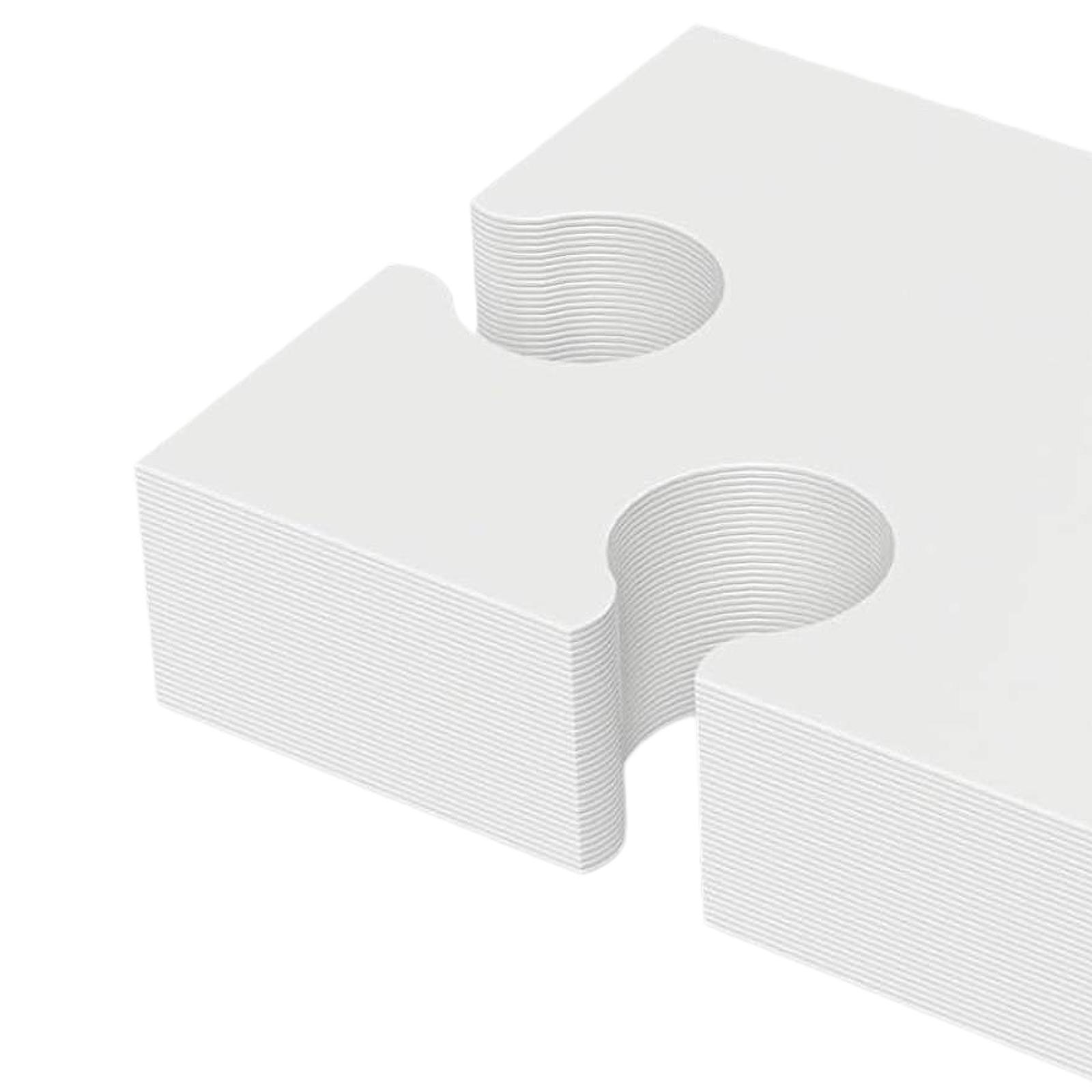 30ピースの空白パズルピース、パーティーギフト、描いて書くた - Puzzle Blank White のレビューと価格