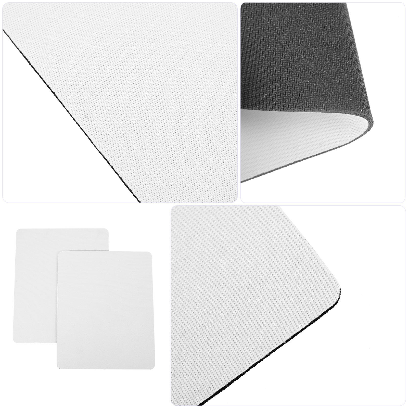 昇華プリント用マウスパッド5枚セット。滑り止め加工が施され、 - Mouse Pad Blank Sublimation のレビューと価格