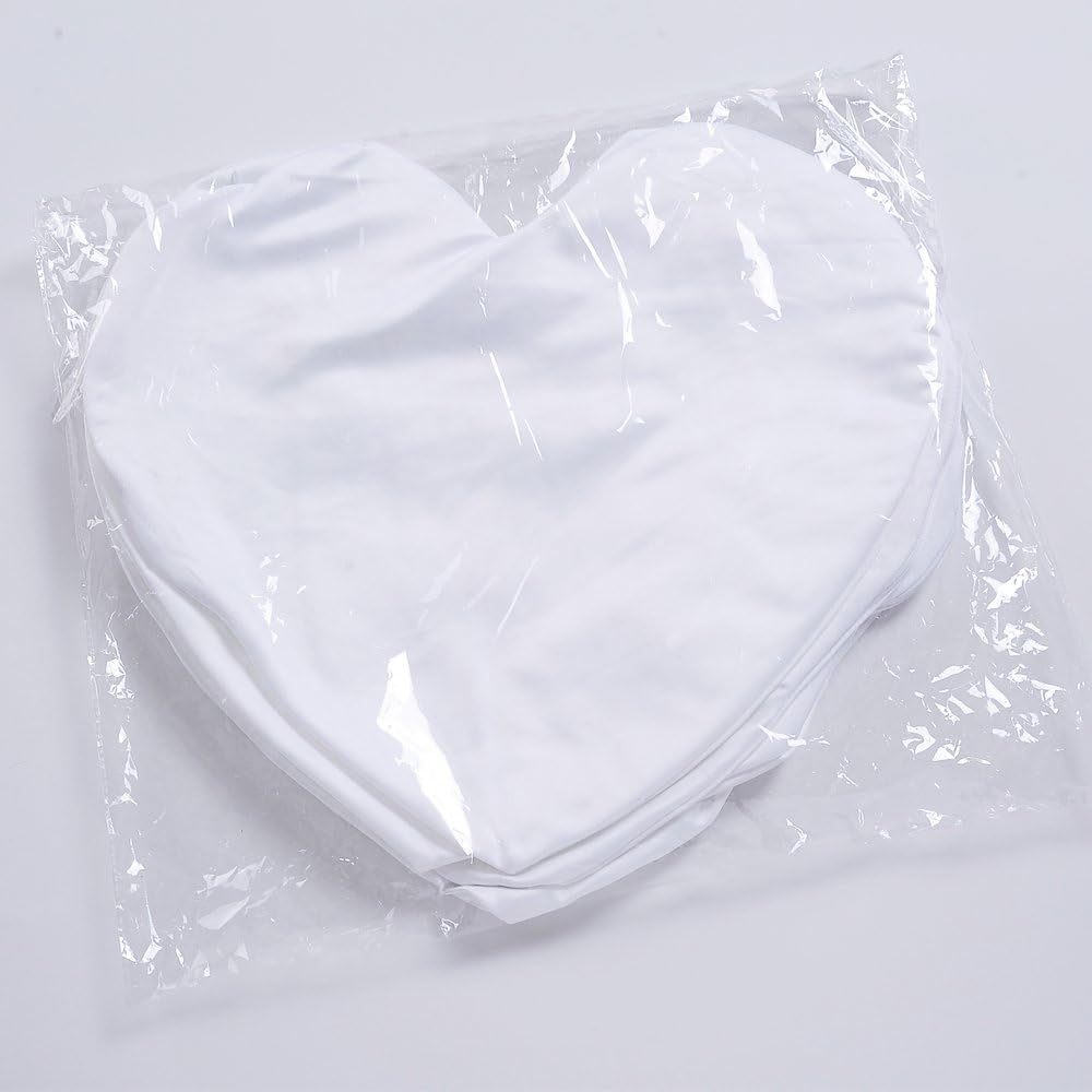 昇華プリント用無地の枕カバー20枚セット。正方形またはハート - Pillow Cover Sublimation のレビューと価格