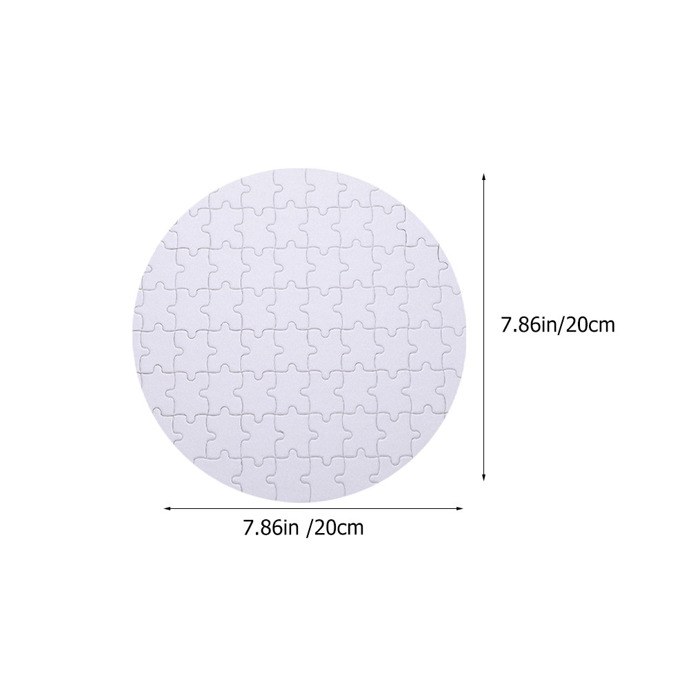 4枚入り、昇華転写用パズル、DIYクラフトや絵付け、熱転写印 - Puzzle Blank White のレビューと価格