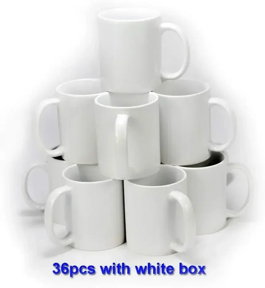 昇華マグカップ、11オンス昇華セラミック無地コーヒーマグ、白 - Sublimation Mug White のレビューと価格