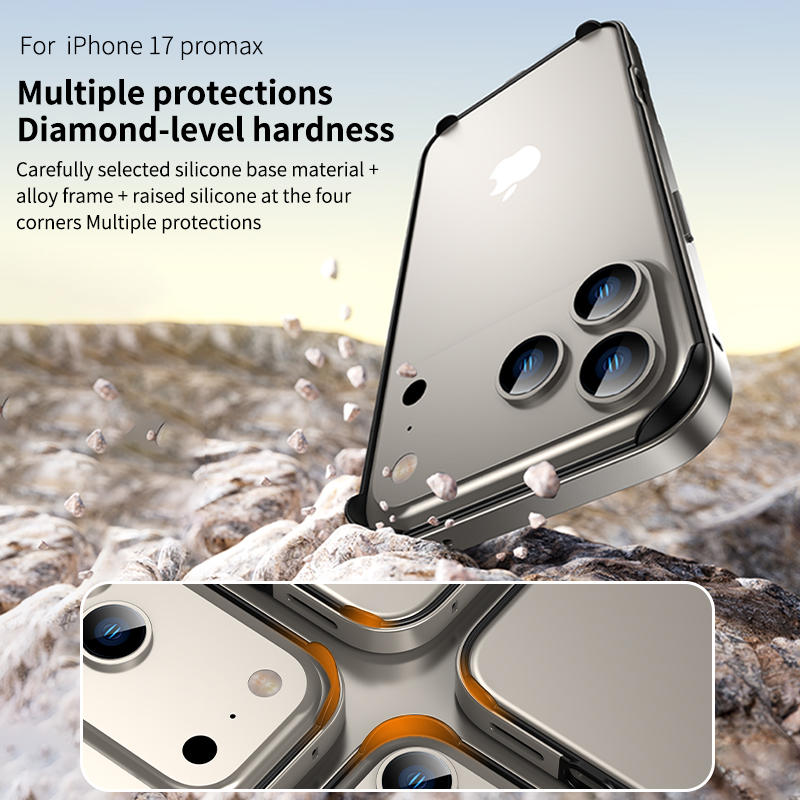アルミニウムメタルフレームシリコン保護ケース iPhone  - Metal Photo Panel のレビューと価格